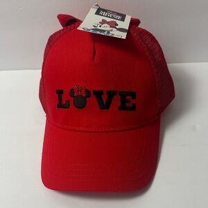 Disney Red Minnie Mouse Kids Hat